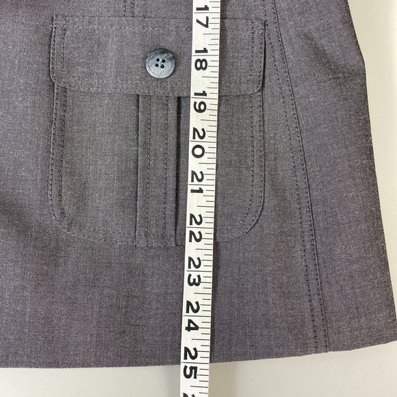 NEW Tahari Arthur Levine Gray Belted Button Front Tailored Blazer - Picture 9 of 13